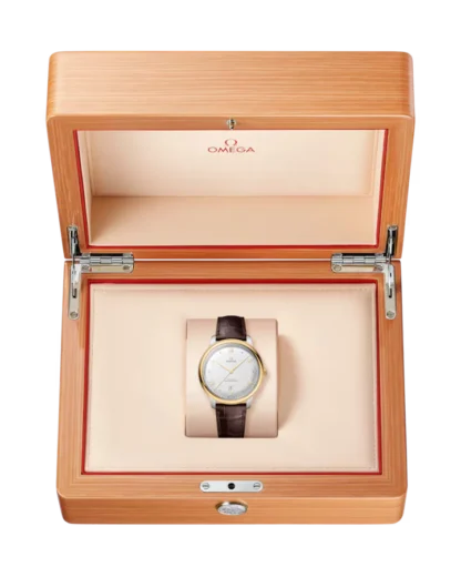 Omega De Ville Prestige 40 mm, steel ‑ yellow gold on leather strap - on the box