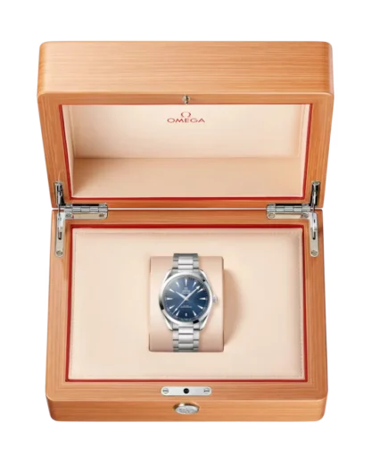 Seamaster Aqua Terra 150M 41 mm, blue dial & steel on steel in the box