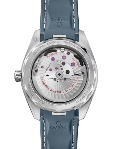 OMEGA Seamaster Aqua Terra 150M 41mm, Sun-brushed Blue Grey Dial - back view