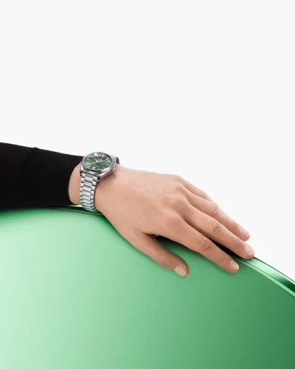 OMEGA Seamaster Aqua Terra Shades 38 mm, green dial, steel on steel - model