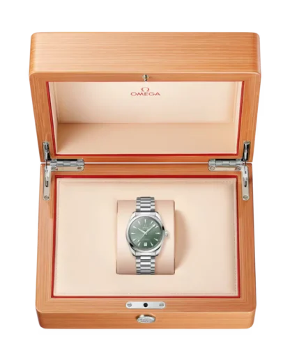 OMEGA Seamaster Aqua Terra Shades 38 mm, green dial, steel on steel in the box
