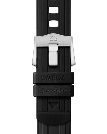 OMEGA Seamaster Diver 300M 42mm, steel - Yellow gold on rubber strap watch - strap