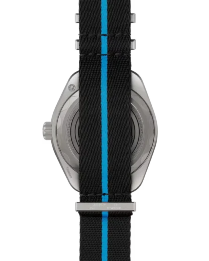 Seamaster Planet Ocean 6000M 45.5 mm, titanium on NATO strap - back view