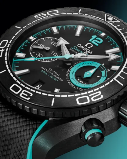 OMEGA Seamaster Planet Ocean 600M ETNZ Deep Black - details