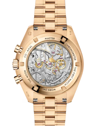 Speedmaster Moonwatch Professional 42 mm, Moonshine™ gold - backside