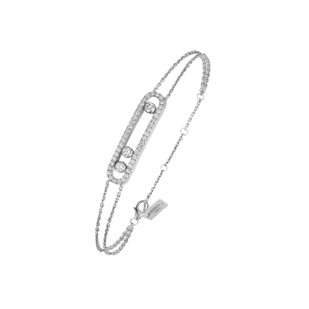 Move Classique Pavé White Gold Diamond Bracelet