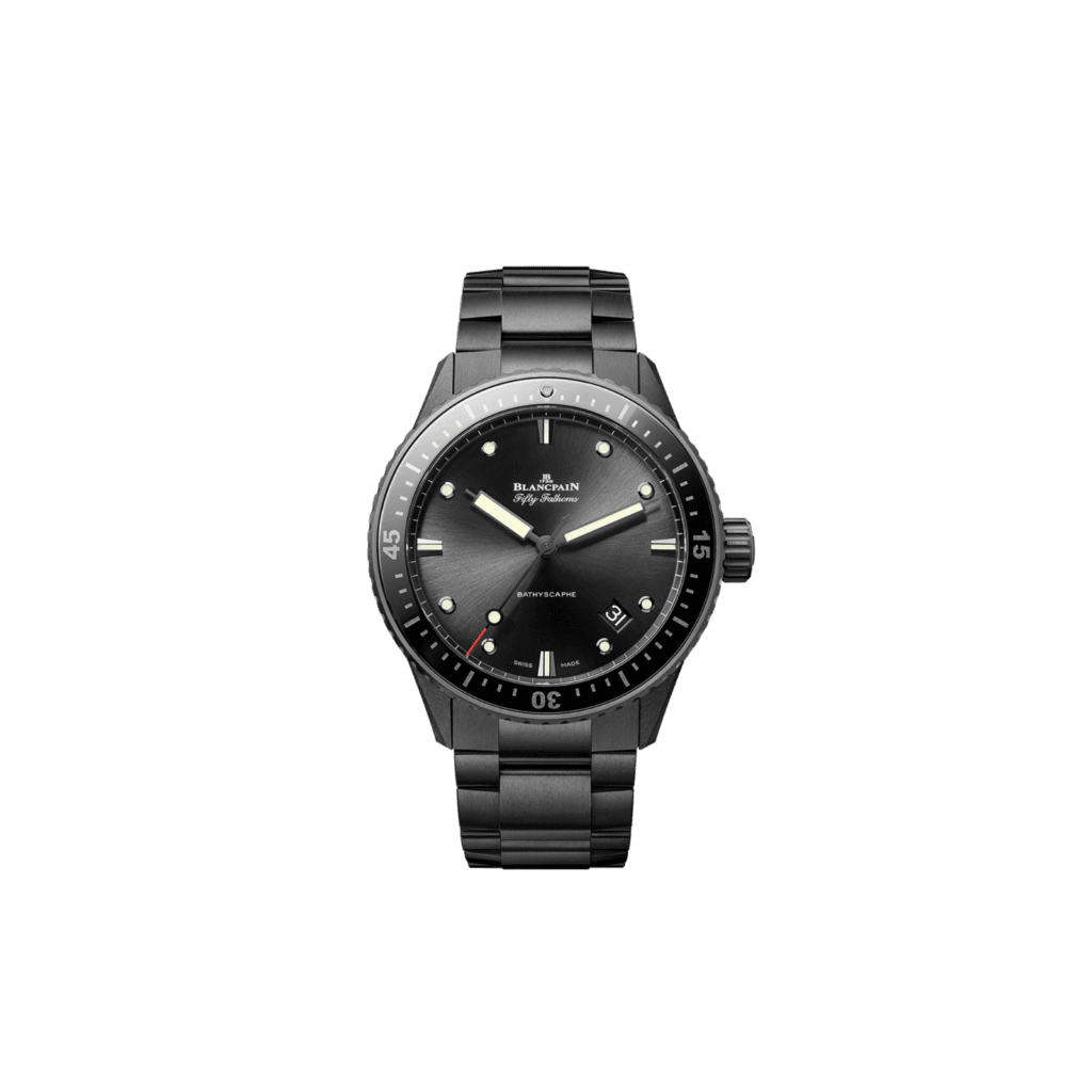 Blancpain Bathyscaphe 43.60mm, Black Ceramic Case and Black Dial
