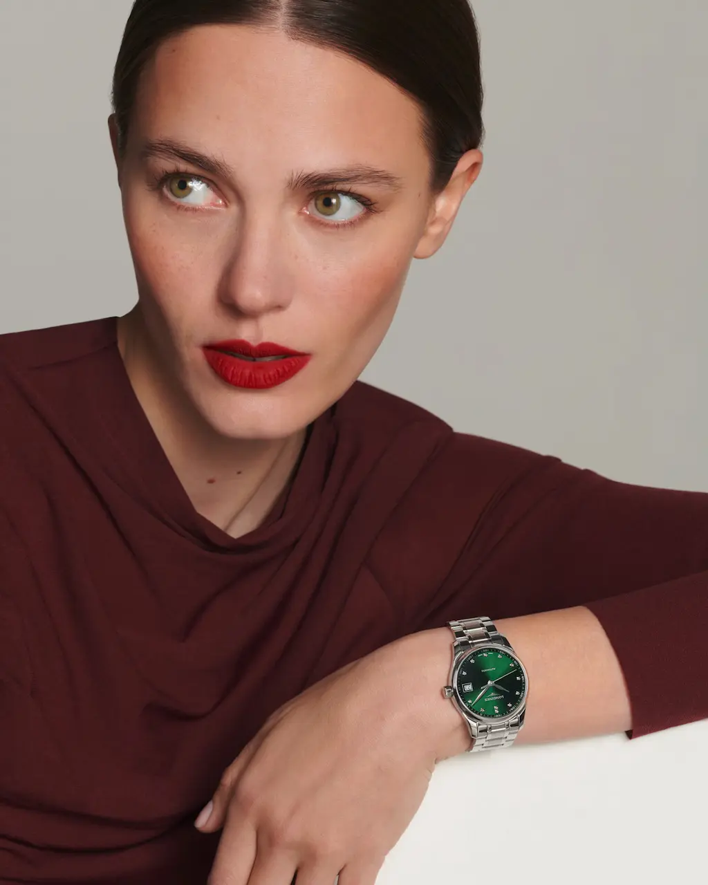Longines Master Collection 34mm, Stainless Steel, Green Dial - Image 10