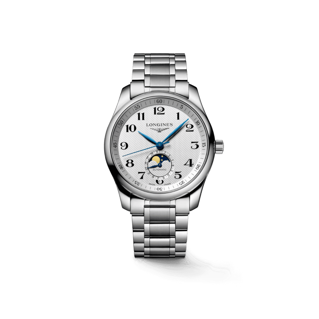Longines Master Collection Moonphase 40 mm, Stainless Steel