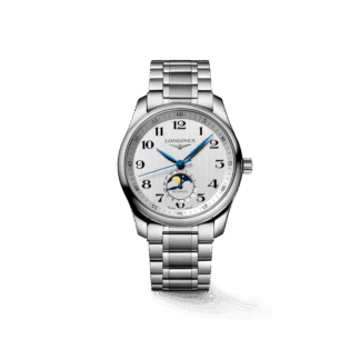 Longines Master Collection Moonphase 40 mm, Stainless Steel