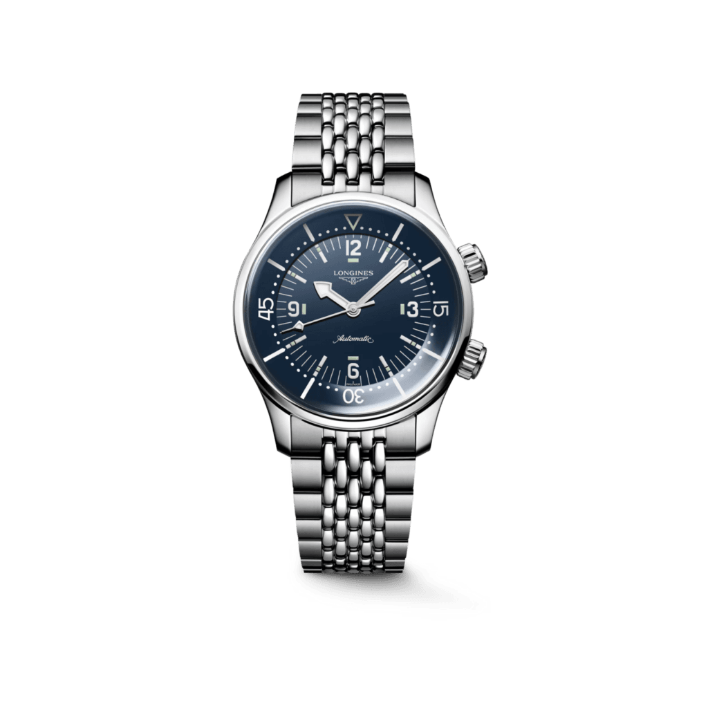 Longines Legend Diver 39mm, Stainless Steel, Blue Dial