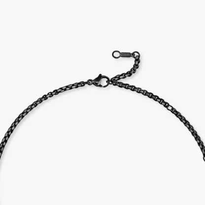 Move Titanium Black Diamond & Titanium Necklace - close