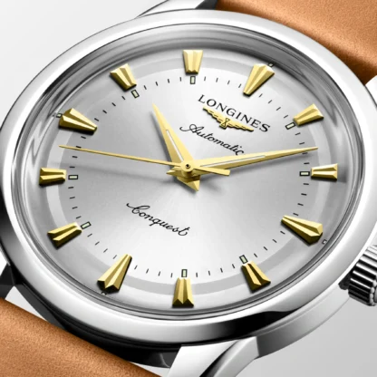 Conquest Heritage 40mm, Stainless Steel, Silver Dial - closer view