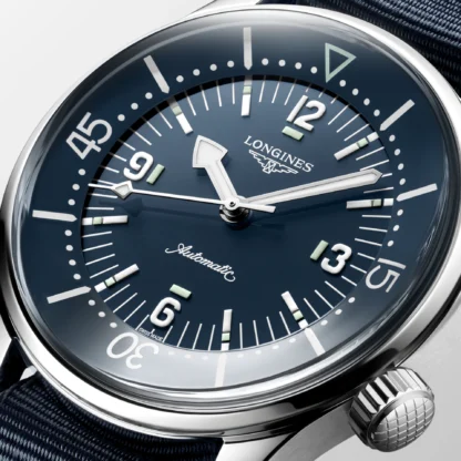 Legend Diver 39mm, Blue Dial & Blue Strap - closer look