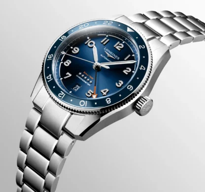 Spirit Zulu Time 39 mm, Blue Dial & Stainless Steel - closer look of the side view
