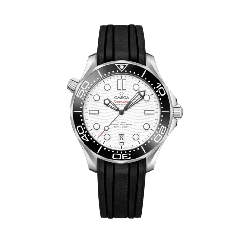 OMEGA Seamaster Diver 300M 42 mm, steel on rubber strap