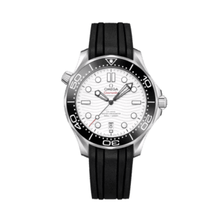 OMEGA Seamaster Diver 300M 42 mm, steel on rubber strap