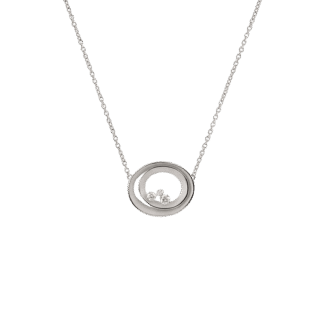 Collier Dune Solar Necklace in 18k White Gold