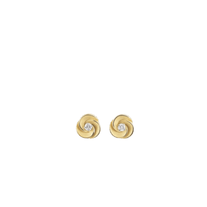 Desert Rose Earrings in 18k Yellow Sunrise Gold