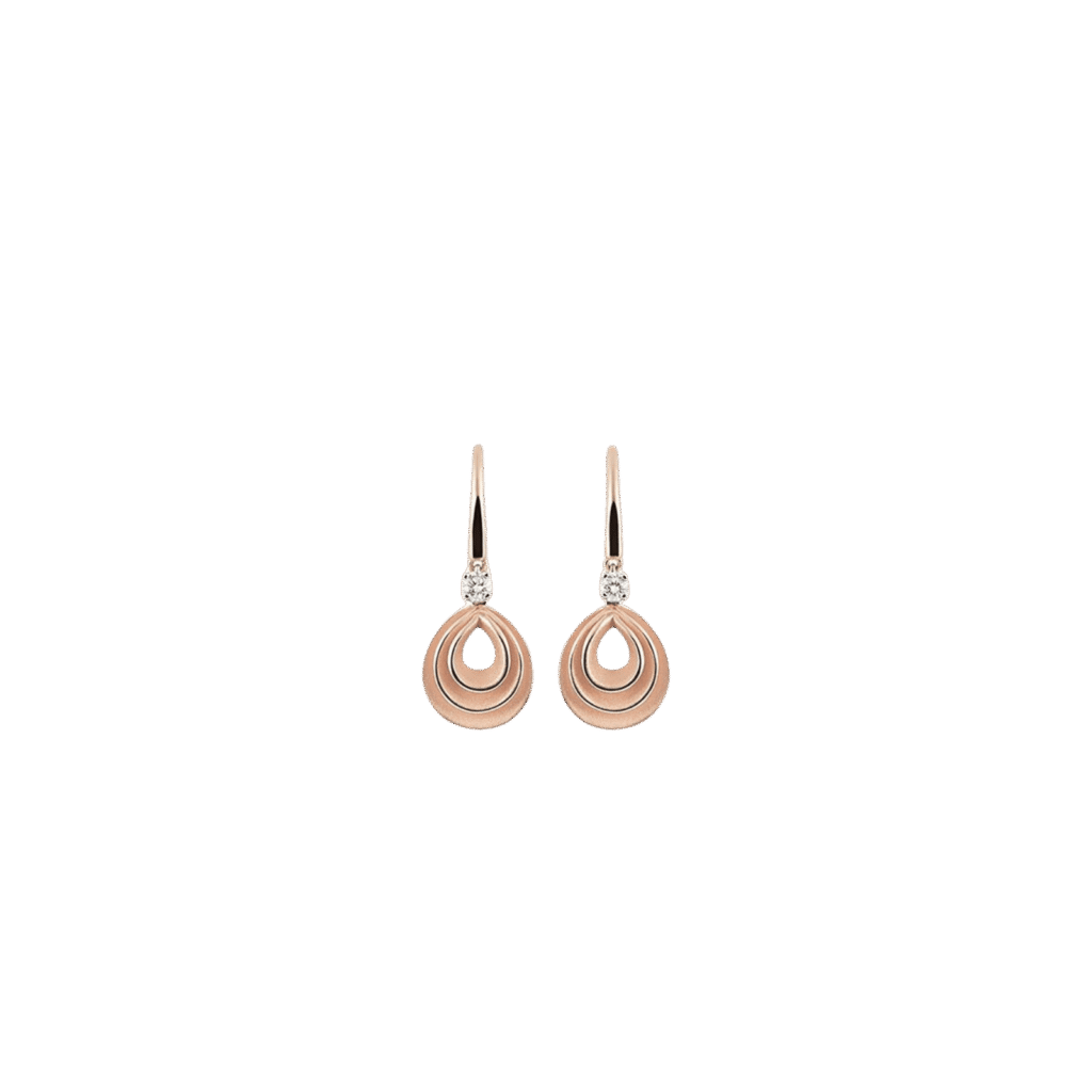 Velaa Star Earrings in 18k Pink Gold
