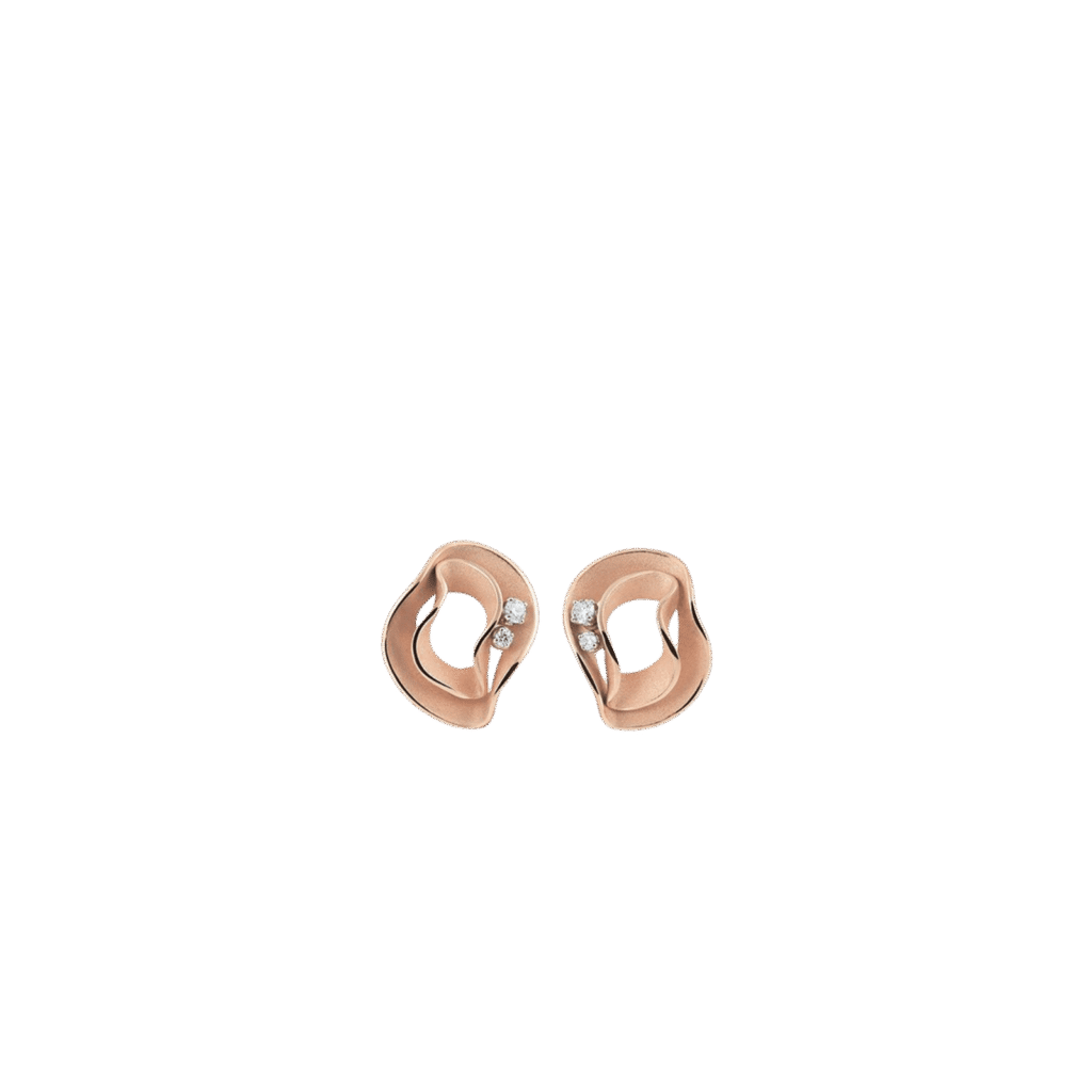 Dune Earrings in 18k Rose Gold