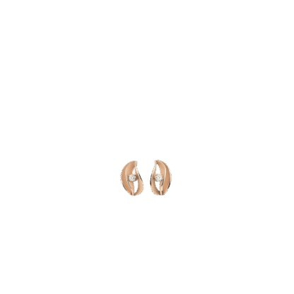 Velaa Star Earrings in 18k Pink Champagne Gold