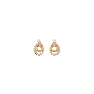 Dune Assolo Earrings in 18K Orange Apricot Gold