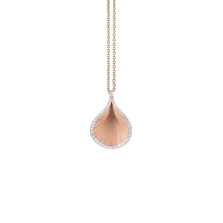 Annamaria Cammilli Goccia Pendant in 18k Rose Gold & Diamonds