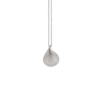 Goccia Pendant in 18k White Gold