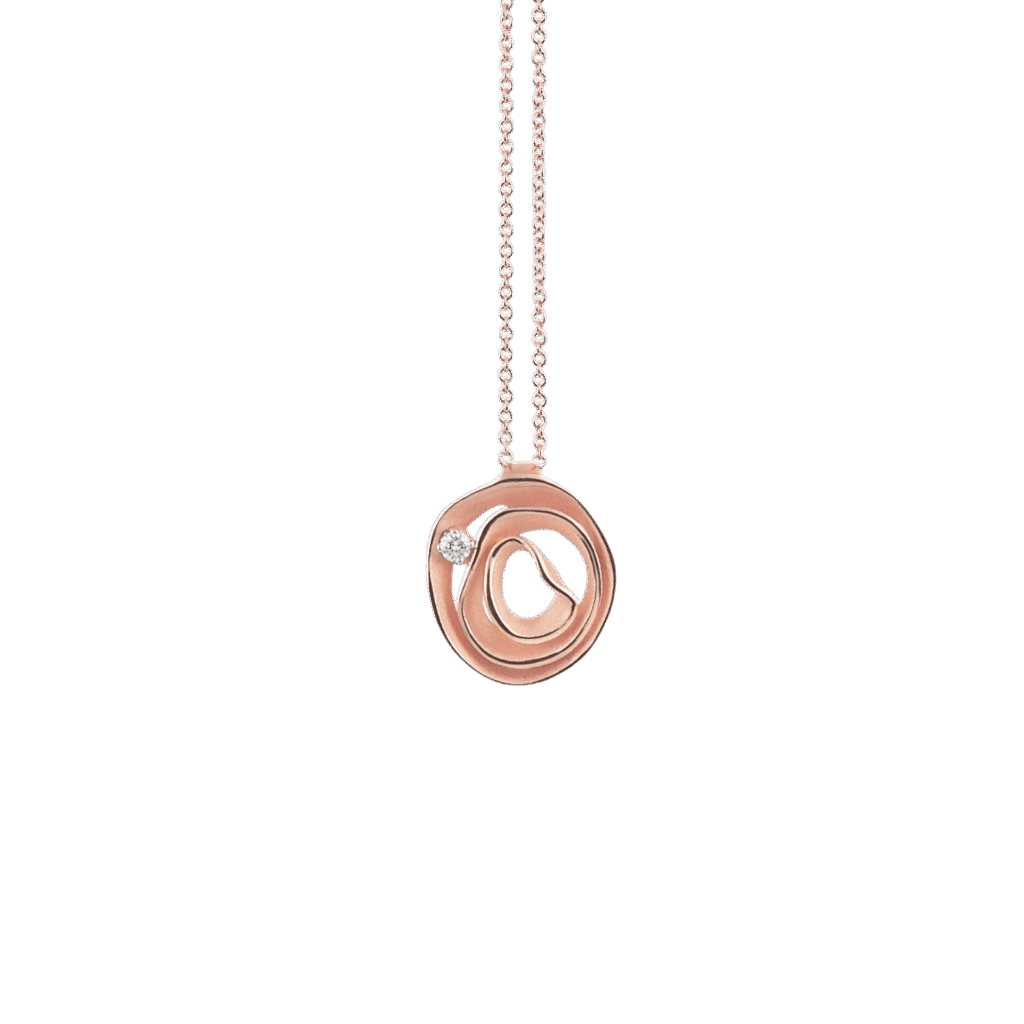 Annamaria Cammilli Dune Pendant in 18k Pink Champagne Gold