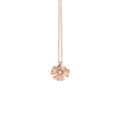 Grace Pendant in 18k Rose Champagne Gold