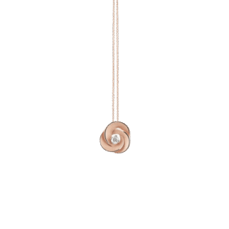 Desert Rose Pendant in 18k Rose Champagne Gold