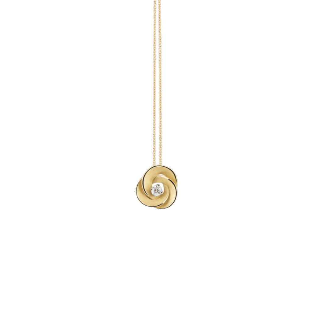 Desert Rose Pendant in 18k Yellow Sunrise Gold
