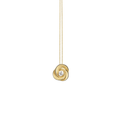 Desert Rose Pendant in 18k Yellow Sunrise Gold