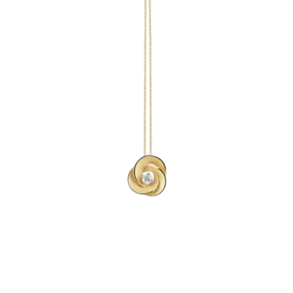 Desert Rose Pendant in 18k Yellow Sunrise Gold