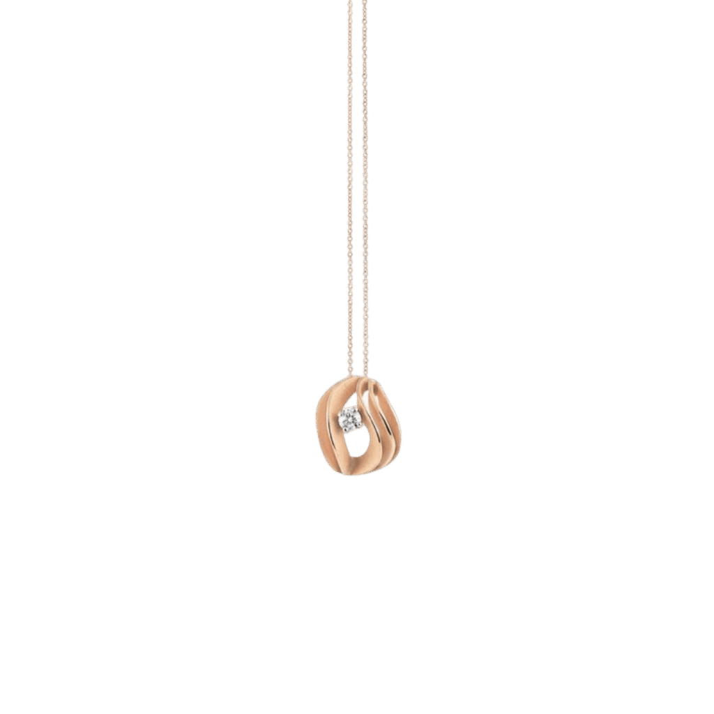 Velaa Star Pendant in 18k Rose Champagne Gold