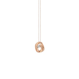Velaa Star Pendant in 18k Rose Champagne Gold