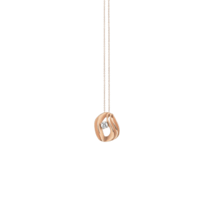 Velaa Star Pendant in 18k Rose Champagne Gold