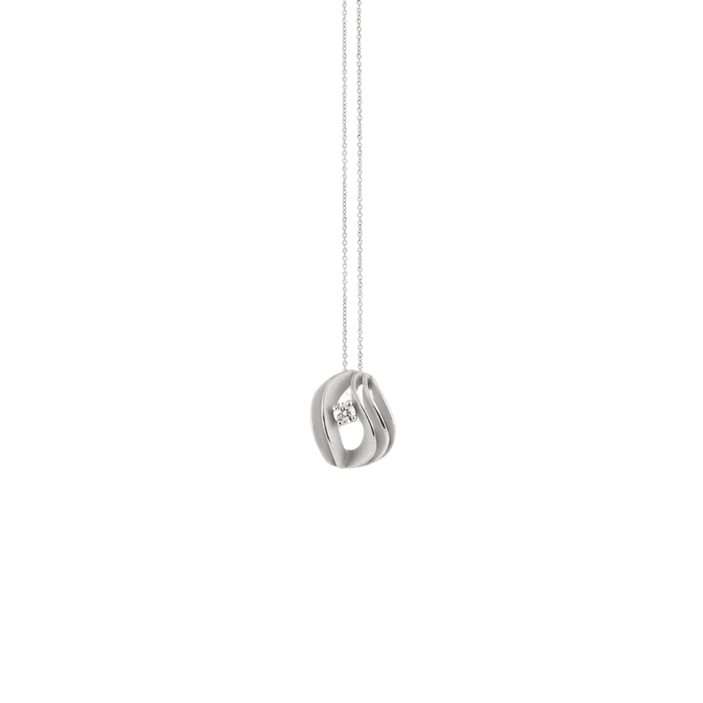 Velaa Star Pendant in 18k White Ice Gold