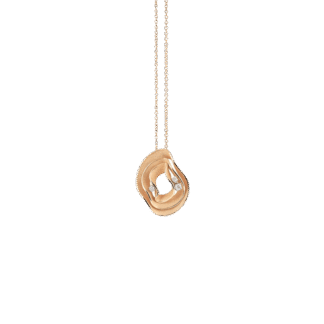 Dune Pendant in 18k Orange Gold