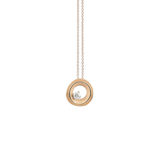 My Way Round Pendant in 18k Orange Gold