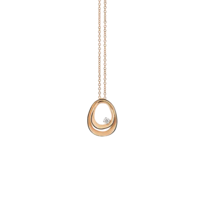 Dune Assolo Pendant in 18k Orange Apricot Gold