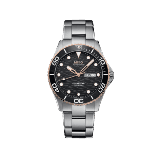 Ocean Star 200C 42.5 mm, Black Dial & Stainless Steel