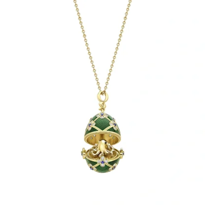 Limited Edition 007 Octopussy Egg Surprise Locket - open pendant look