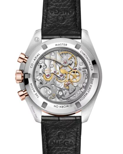 Speedmaster Moonwatch Professional 42 mm Steel & Sedna™ gold - back view