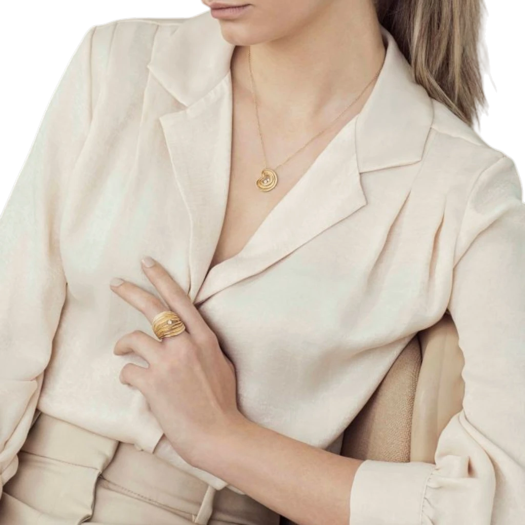 Dune Atolli Pendant in 18k Pink Gold - Image 2
