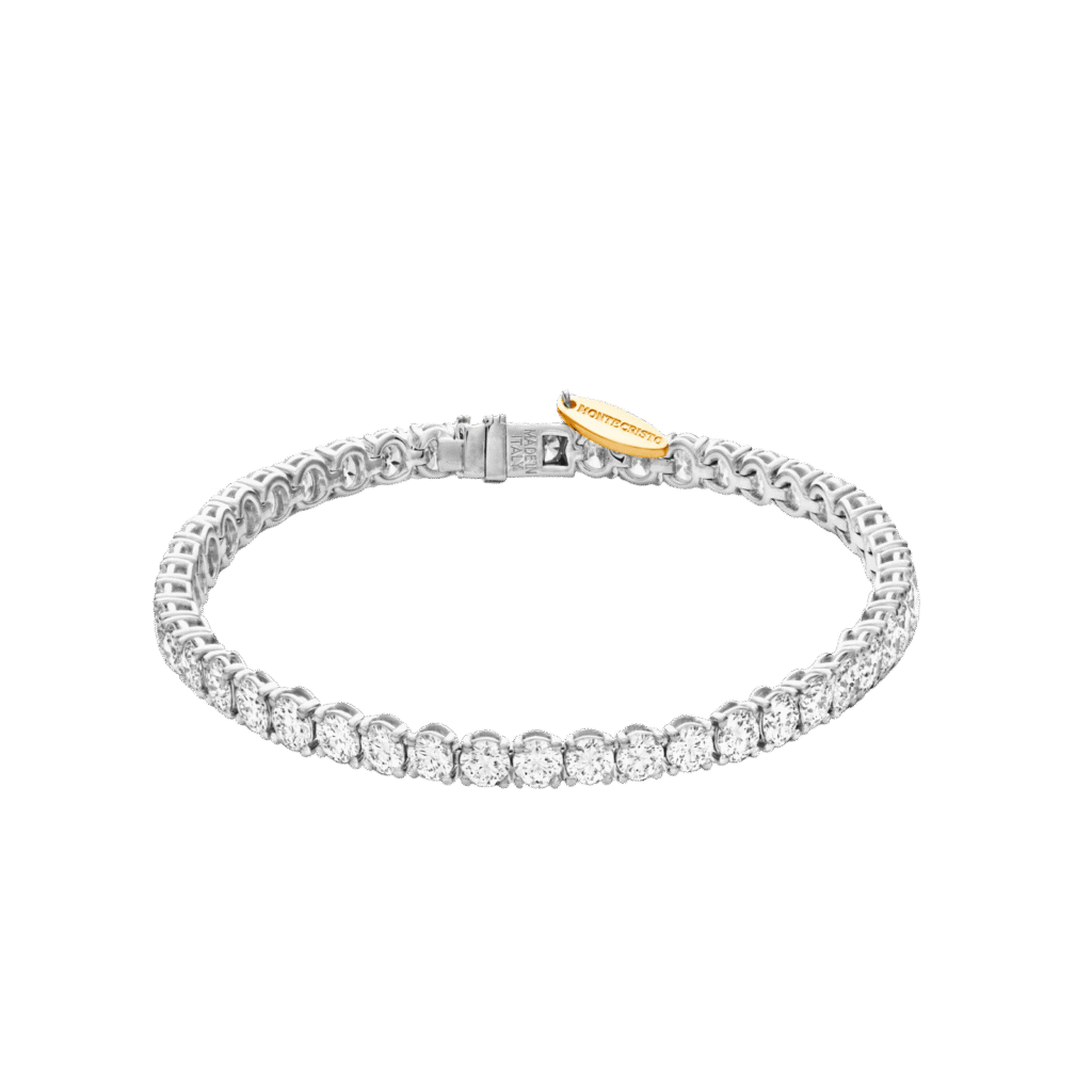 Montecristo Diamonds Tennis Bracelet in 19K White Gold