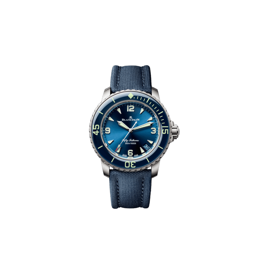 Fifty Fathoms Automatique 42.3 mm, Blue Dial & Strap