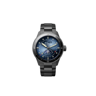 Bathyscaphe Quantième Complet Phases de Lune, Blue Dial