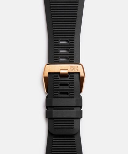 BR-03 Diver Black & Green Bronze - strap view